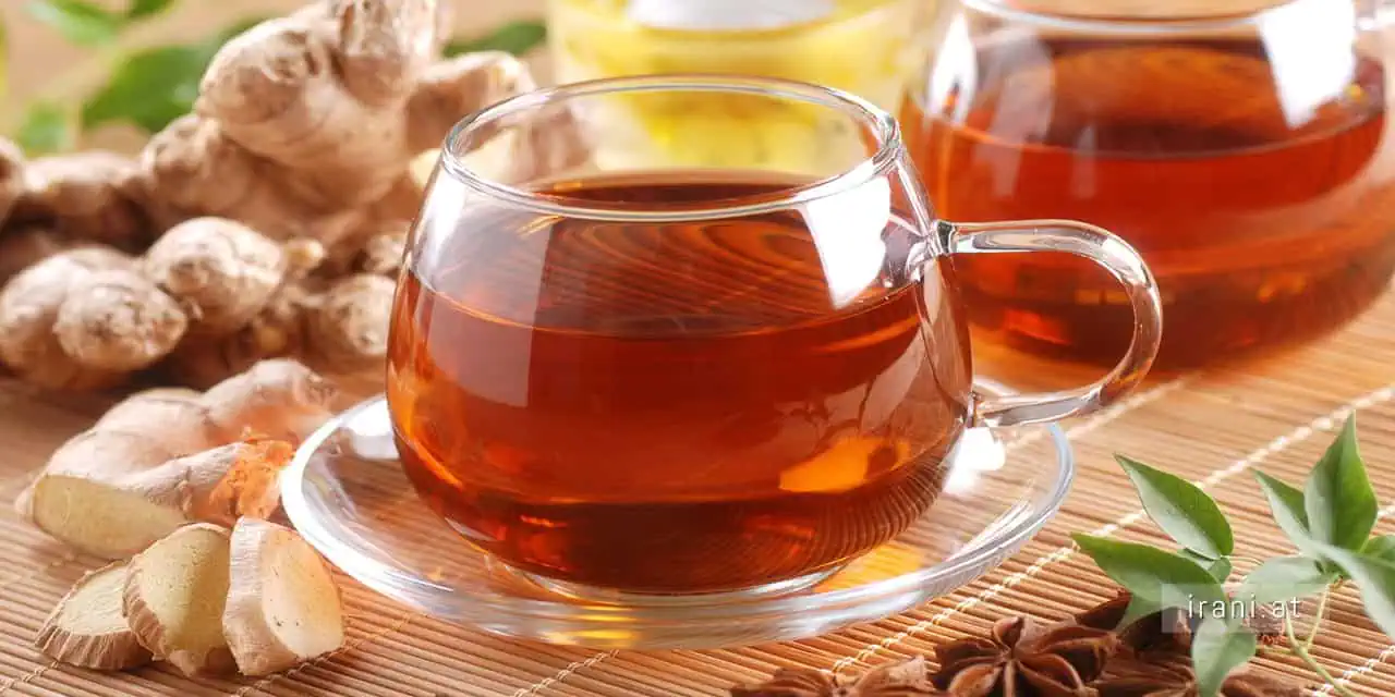 تهیه چای درمان کننده سریع، تازه و خوشمزه زنجبیل