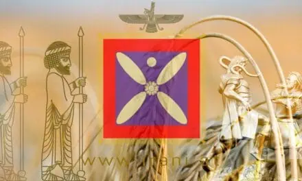 کاوه اهنگر و ضحاک مار به دوش