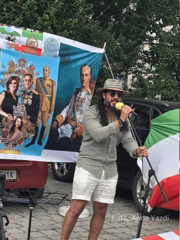 سیروس رضوی، گرد همایی ایرانیان میهن پرست در وین 19.۷.۲۰۲۶