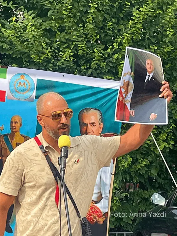 سوشا مکانی، گرد همایی ایرانیان میهن پرست در وین 19.۷.۲۰۲۶
