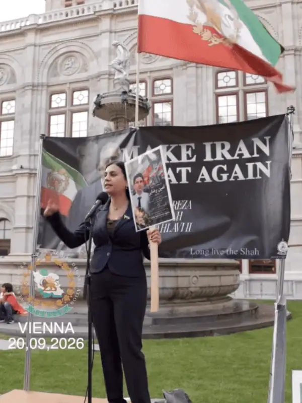 ا. توسطی، راهپیمایی ایرانیان میهن دوست اتریش یکشنبه ۲۰ سپتامبر ۲۰۲۶